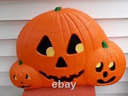 Don Featherstone Halloween Pumpkin Trio Blow Mold
