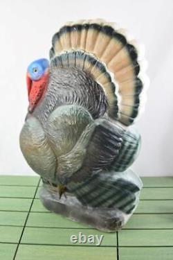 Don Featherstone Thanksgiving Turkey Blow Mold Light Up Union Products Blowmold