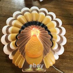 Don Featherstone Union Plastic Blow Mold Turkey Thanksgiving Made In USA