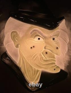 Don Featherstone Union Products Halloween Green Witch Face Blow Mold Light Decor Don Featherstone Union Products Halloween Green Witch Face Blow Mold Light Decor