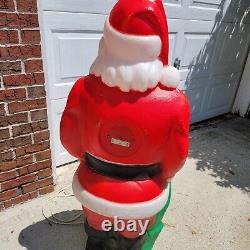 EMPIRE SANTA CLAUS TOY BAG Blow Mold 46 Christmas VINTAGE Excellent Condition