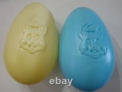 Easter Eggs Blow Mold Grand Venture 1998 General Foam No Name Vintage Lot of 8 B