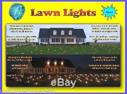 Economical LED Lawn Lights Outdoor Christmas Decorations White Red Blue Or Green