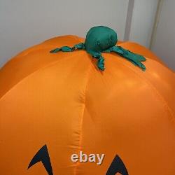 Eerie Descents Giant 6' Inflatable Pumpkin Halloween Outdoor Blow Up Decoration