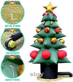 Electron Beast 13Ft Christmas Inflatable Green Tree with Built-in LED Lights