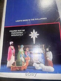 Empire 39 Tall Nativity Star, Blow Mold, Vintage, Lights Up, With Box 1650