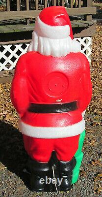 Empire 46 Blow Mold Christmas Santa Toy Sack Lighted Decoration