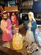 Empire 4pc Nativity Blow Mold Set 17 Lights Up In Box W Cord Euc
