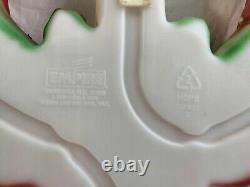 Empire Blowmold Hanging Christmas Wreath Holiday Vintage 95