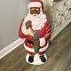 Empire Christmas Blow Mold 41 Black Santa Rare African American
