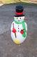 Empire Plastic Blowmold 39 Light Up Christmas Snowman Outdoor Yard Decoration