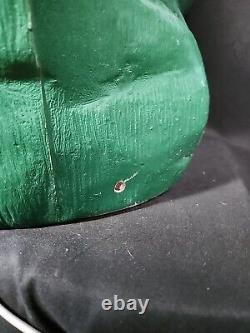 Empire Santa Claus Blow Mold 46 Green Toy Sack Christmas Lighted 1968 Vintage