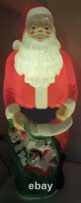Empire Santa Claus Blow Mold 48 Green Toy Sack Xmas Lighted (Local Pickup Only) Empire Santa Claus Blow Mold 48 Green Toy Sack Xmas Lighted (Local Pickup Only)