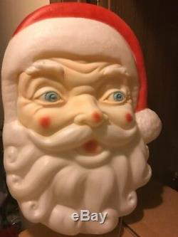 Empire Santa Face Huge Blowmold