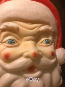 Empire Santa Face Huge Blowmold