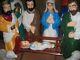 Empire Vintage Blow Mold Nativity Set, 10 Piece Indoor, Outdoor. 23 Tall