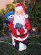 Extra Large Outdoor Christmas Holiday Santa Claus Lighted Blow Mold Outdoornew
