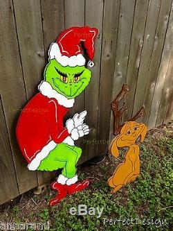 FREE MAX! GRINCH Stealing the CHRISTMAS Lights MAX the Reindeer Yard Decoration