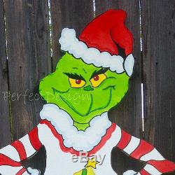 FREE MAX! GRINCH Ugly Christmas Sweater Holiday Cheermeister Yard Art Decoration