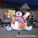 Frosty The Snowman 10' Living Projector Led Christmas Airblown Yard Show Decor