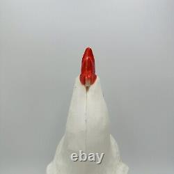 Fancy Farms Lights Rooster Blow Mold Plastic Lamp Decor Large 20 Rare Vintage