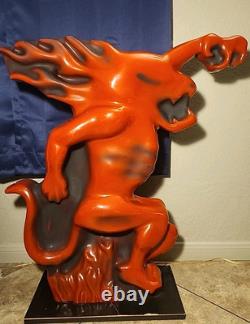 Fireball Whiskey Dragon Promo Bar Sign Display Blow Mold Mancave Statue 33x30 Fireball Whiskey Dragon Promo Bar Sign Display Blow Mold Mancave Statue 33x30
