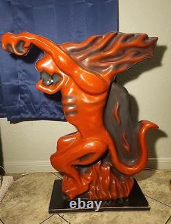 Fireball Whiskey Dragon Promo Bar Sign Display Blow Mold Mancave Statue 33x30 Fireball Whiskey Dragon Promo Bar Sign Display Blow Mold Mancave Statue 33x30