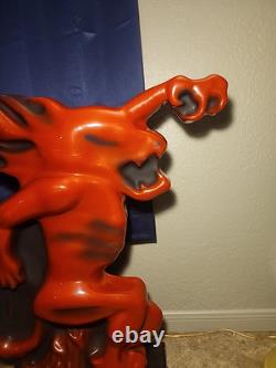 Fireball Whiskey Dragon Promo Bar Sign Display Blow Mold Mancave Statue 33x30 Fireball Whiskey Dragon Promo Bar Sign Display Blow Mold Mancave Statue 33x30