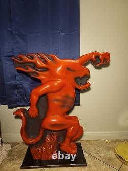 Fireball Whiskey Dragon Promo Bar Sign Display Blow Mold Mancave Statue 33x30 Fireball Whiskey Dragon Promo Bar Sign Display Blow Mold Mancave Statue 33x30