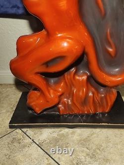 Fireball Whiskey Dragon Promo Bar Sign Display Blow Mold Mancave Statue 33x30 Fireball Whiskey Dragon Promo Bar Sign Display Blow Mold Mancave Statue 33x30