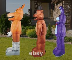 Five 5 Nights at Freddy's Halloween Inflatable's Set of Three Freddy Bonnie Foxy