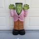 Frankenstein Monster Halloween Blow Mold Vintage Lighted 36 Made By Empire