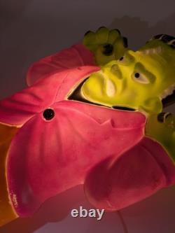 Frankie Needs A Home! Lrg 36 Empire Frankenstein Halloween Blow Mold Frankie Needs A Home! Lrg 36 Empire Frankenstein Halloween Blow Mold