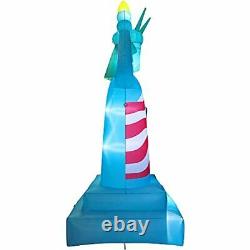 Fraser Hill Farm FHINAMSTLIB121-L 12-Ft. Tall Statue of Liberty Outdoor Blow