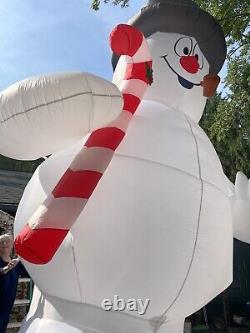 Frosty The Snowman Giant 18 Foot Inflatable, Good To Excellent Condition