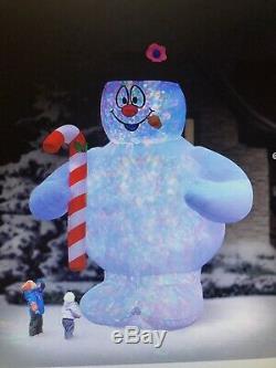 Frosty The Snowman Giant 18 Ft INFLATABLE LIGHT SHOW, Used