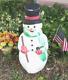 Frosty The Snowman+pipe, Hat Blow Mold Christmas Yard Vintage Empire 3839 Huge