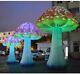 Full Printing Colored Giant Inflatable Mushroom Decors With Air Blower A#