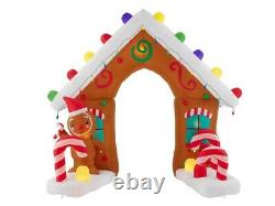 GAINT GINGERBREAD ARCH AIRBLOWN Gemmy LED Inflatable 9.5' wide BRAND NEW