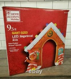 GAINT GINGERBREAD ARCH AIRBLOWN Gemmy LED Inflatable 9.5' wide BRAND NEW