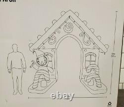 GAINT GINGERBREAD ARCH AIRBLOWN Gemmy LED Inflatable 9.5' wide BRAND NEW