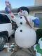 Gemmy Airblown Large Snowman Inflatable 8 Feet Tall Vintage
