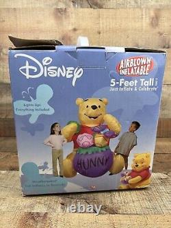 GEMMY Disney Winnie the Pooh 5ft Easter Light Up Airblown Inflatable 2004