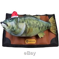 GEMMY HUGE 6.5' Airblown Inflatable Big Mouth Billy Bass singing, spot light