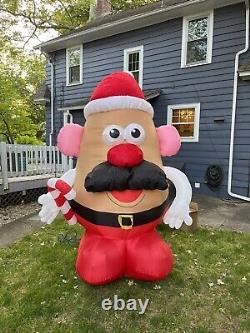 GEMMY Mr. Potato Head Airblown Christmas Inflatable Lighted 9' Tall Rare 0577576
