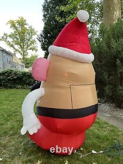 GEMMY Mr. Potato Head Airblown Christmas Inflatable Lighted 9' Tall Rare 0577576