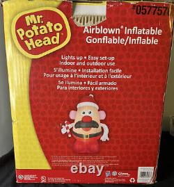 GEMMY Mr. Potato Head Airblown Christmas Inflatable Lighted 9' Tall Rare 0577576