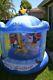 Gemmy Rare Blue 6' Animated Christmas Carousel Lighted Inflatable Airblown