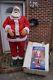 Gemmy Rare Htf 6' 6 Ft Tall Animated Singing St Nick Santa Claus Indoor Outdoor