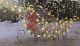 Gemmy Starry Night Grapevine Sleigh Led Lights Christmas Decor Yard Light Show